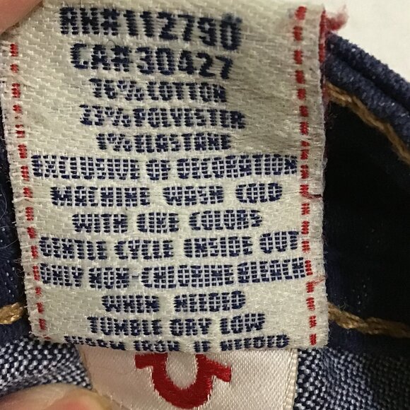 True Religion Halle Super Skinny Dark Wash Jeans Size 28 - Picture 13 of 13